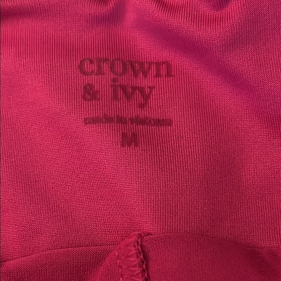 Crown & Ivy Pink Mini Skort - Picture 2 of 3